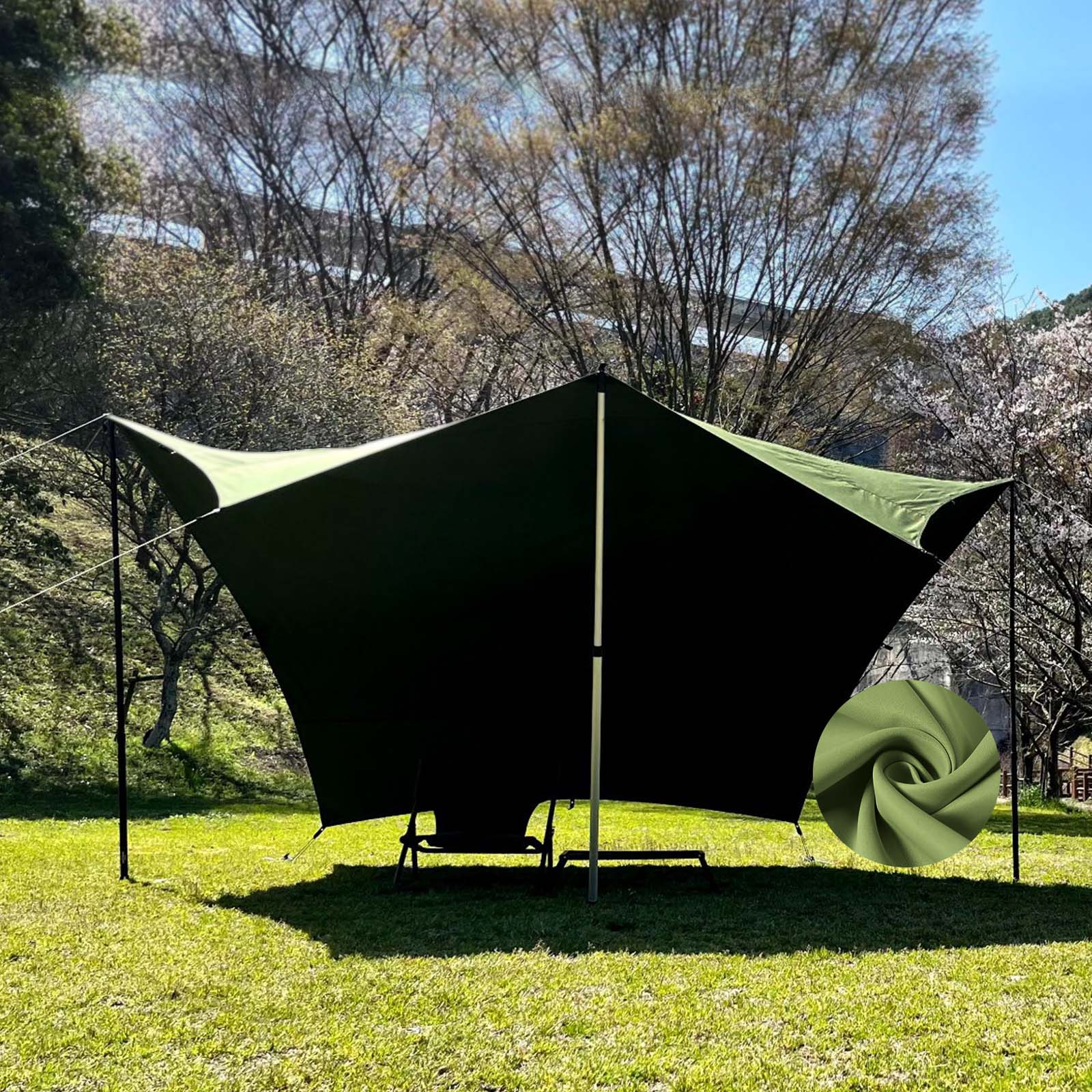 GOGlamping TSUBASA ヘキサタープ TC4.2x4.1m
