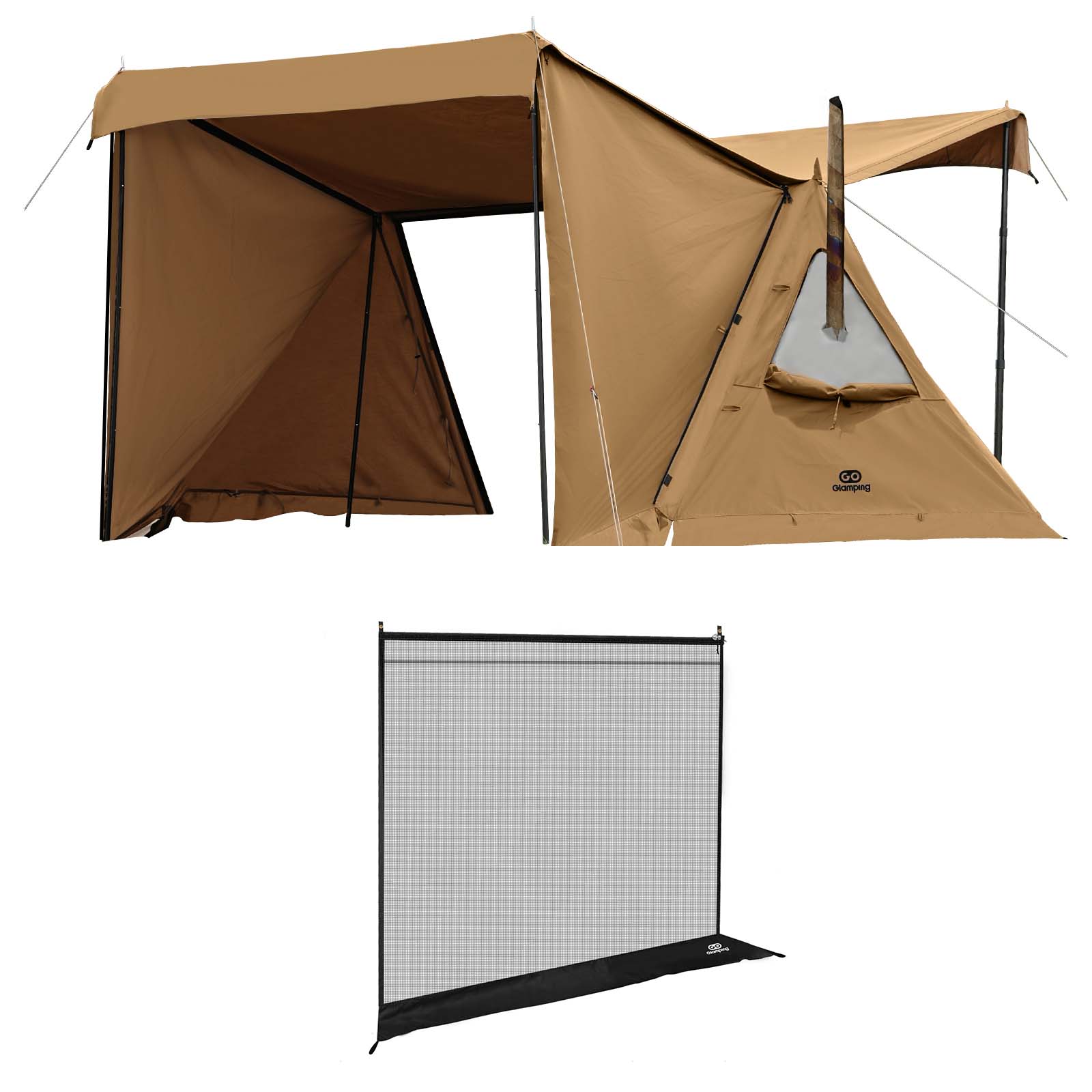 GOGlamping G・G PUP2.0 パップテント&専用 メッシュ幕