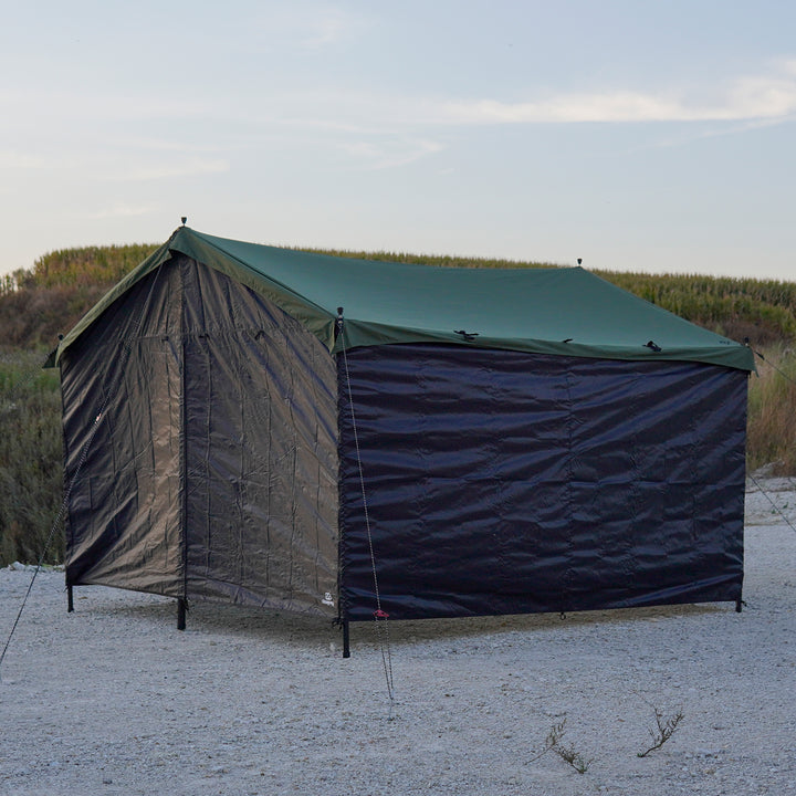 【新製品】【キャンプ祭り】【25％OFF】HENKAKU スクエアタープ テント TC&オプションパーツ