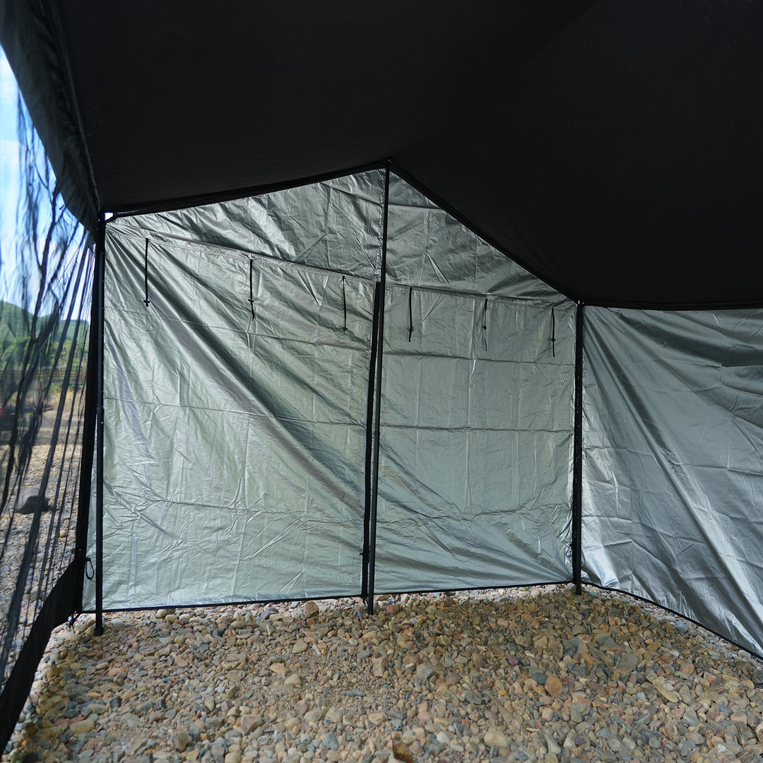 【新製品】【キャンプ祭り】【25％OFF】HENKAKU スクエアタープ テント TC&オプションパーツ