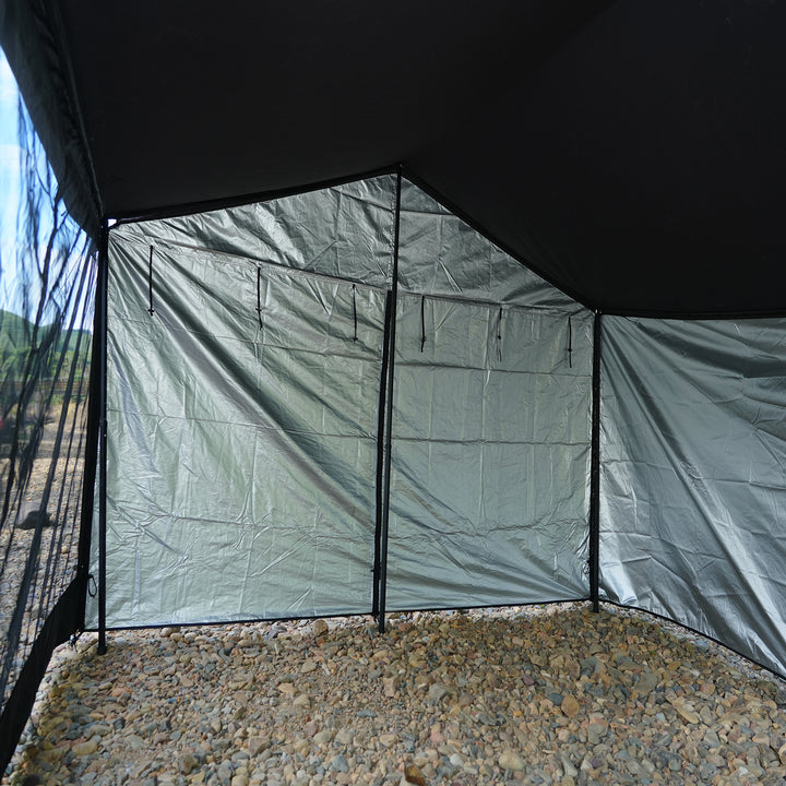 【新製品】【キャンプ祭り】【25％OFF】HENKAKU スクエアタープ テント TC&オプションパーツ