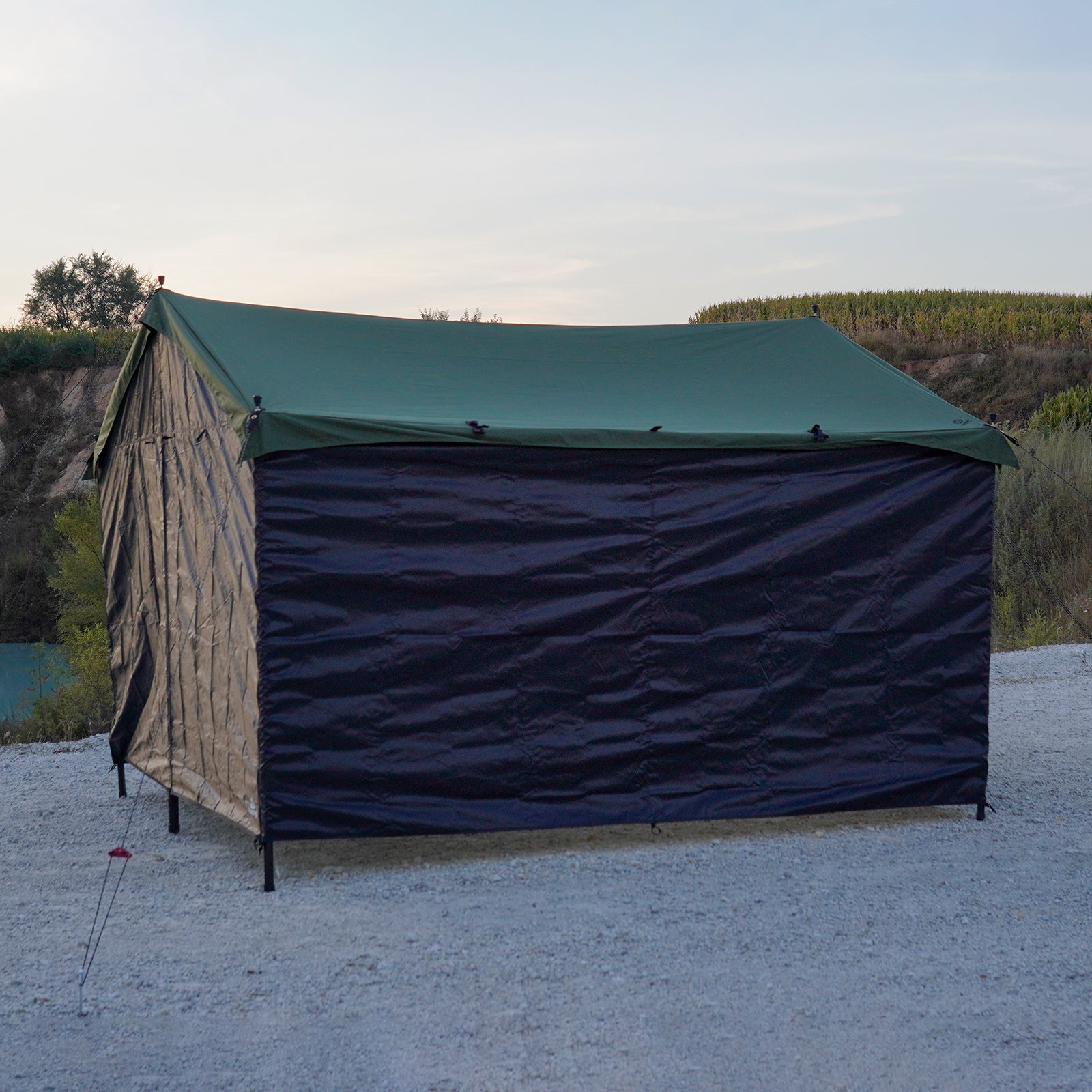HENKAKU スクエアタープ TC｜難燃TCタープ｜GOGlamping
