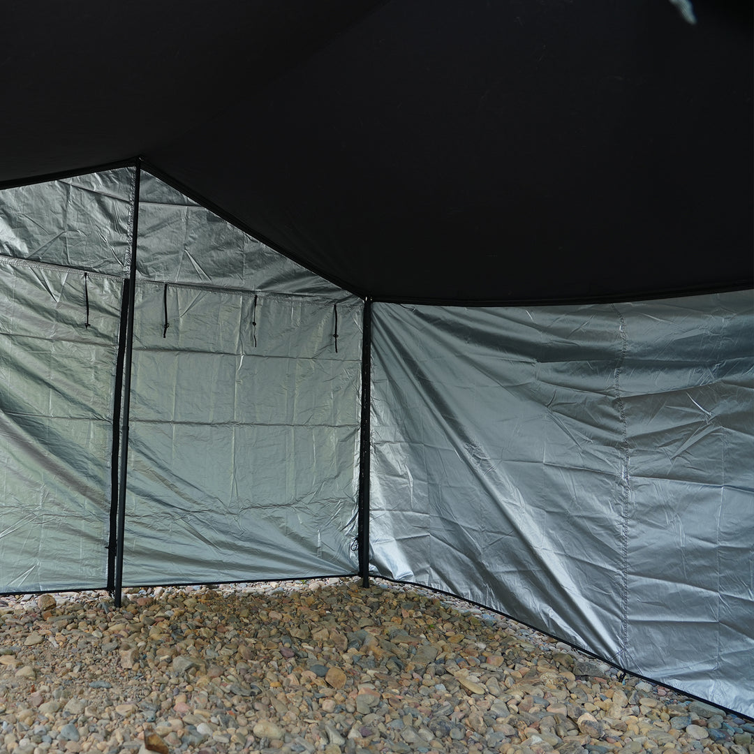 【新製品】【キャンプ祭り】【25％OFF】HENKAKU スクエアタープ テント TC&オプションパーツ