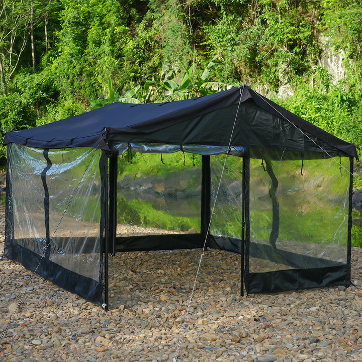 【新製品】【キャンプ祭り】【25％OFF】HENKAKU スクエアタープ テント TC&オプションパーツ