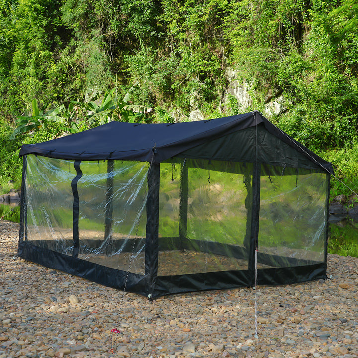 【新製品】【キャンプ祭り】【25％OFF】HENKAKU スクエアタープ テント TC&オプションパーツ