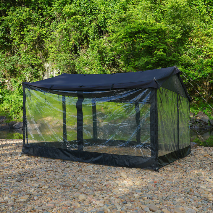 【新製品】【キャンプ祭り】【25％OFF】HENKAKU スクエアタープ テント TC&オプションパーツ