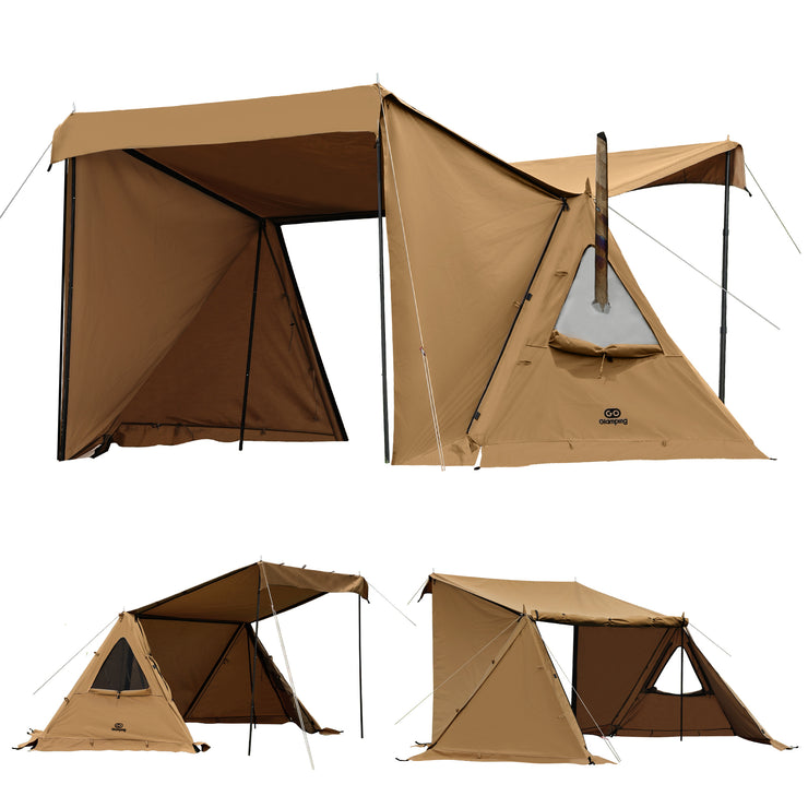 GOGlamping G・G PUP進化版パップテントTC 1人用 サンドカラー-