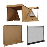 [Tent Set] G・G PUP2.0 Pup Tent TC Front Curtain Mesh Curtain