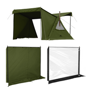 [Tent Set] G・G PUP2.0 Pup Tent TC Front Curtain TPU Curtain