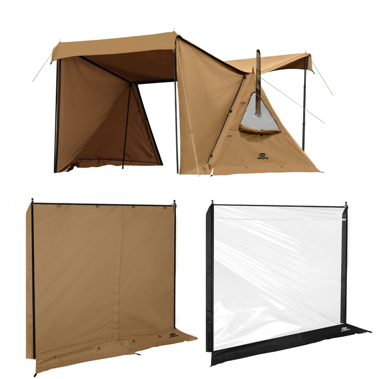 [Tent Set] G・G PUP2.0 Pup Tent TC Front Curtain TPU Curtain