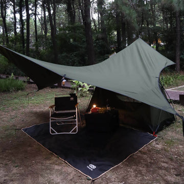 Tent Set] GOGlamping SKY EYE 自立式 TC テント 山帆 ヘキサタープ 