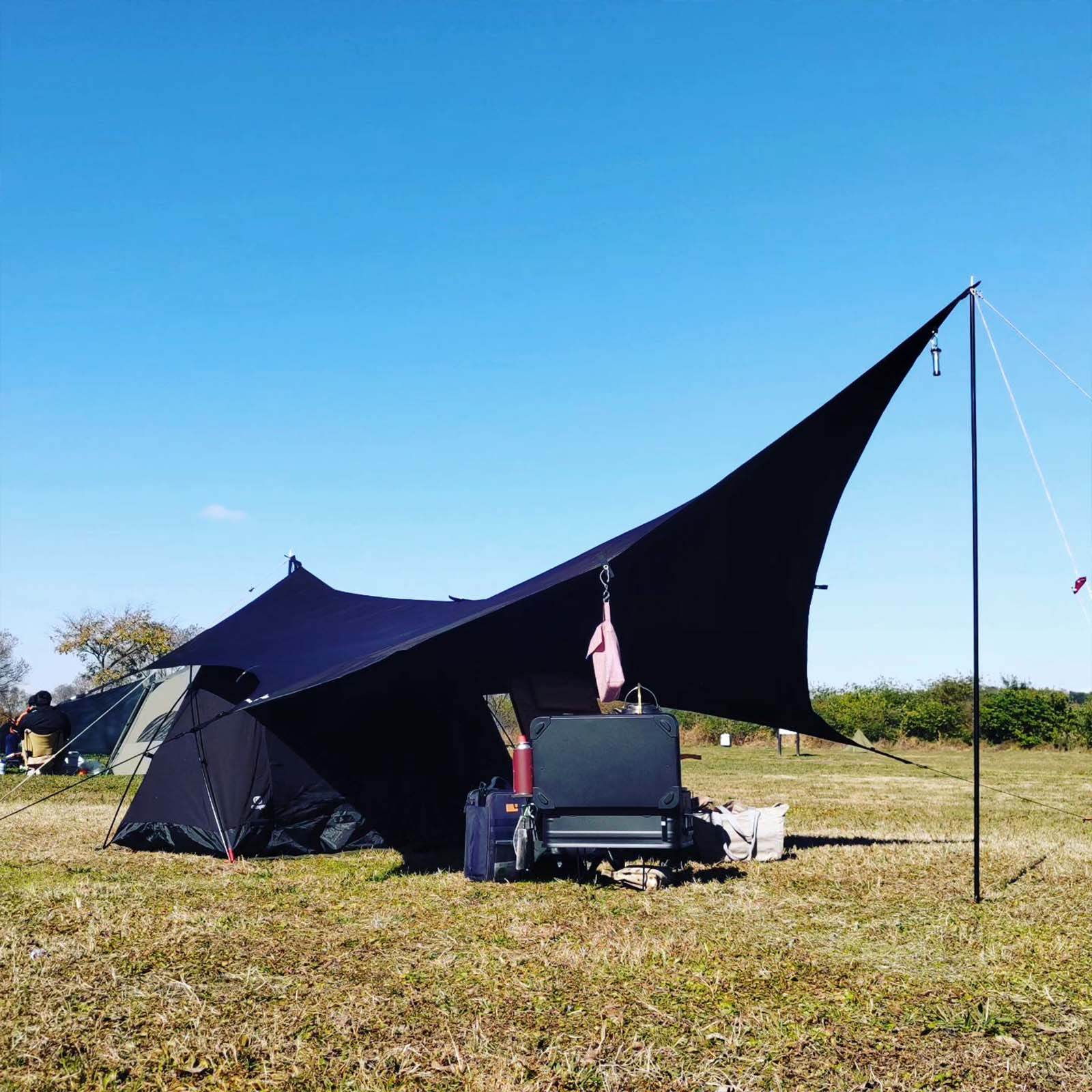 Tent Set] GOGlamping SKY EYE 自立式 TC テント 山帆 ヘキサタープ