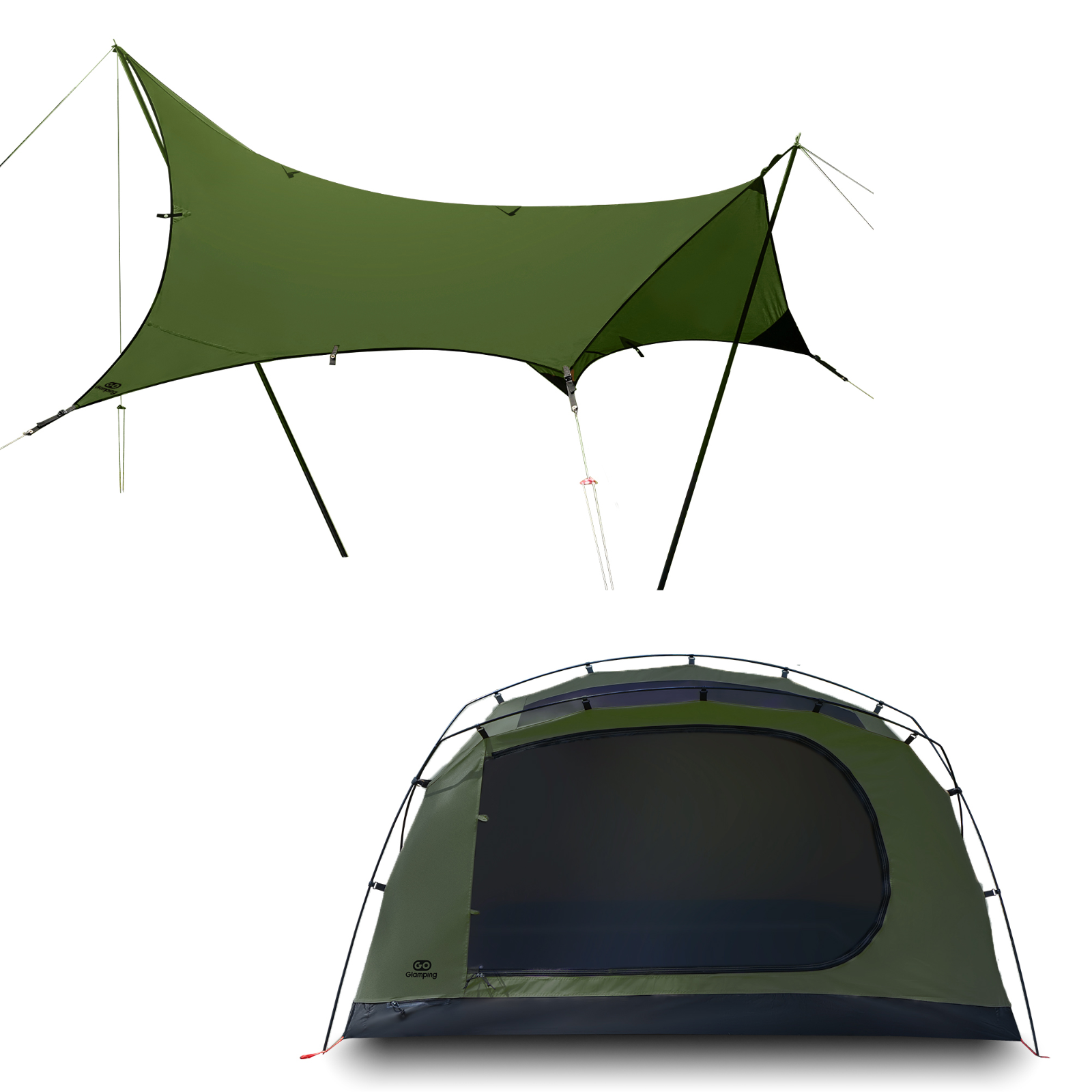 【テントセット】GOGlamping SKY EYE 自立式 TC テント 山帆 