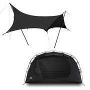 【15% OFF】【テントセット】GOGlamping SKY EYE 自立式 TC テント 山帆 ヘキサタープ