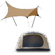 【15% OFF】【テントセット】GOGlamping SKY EYE 自立式 TC テント 山帆 ヘキサタープ