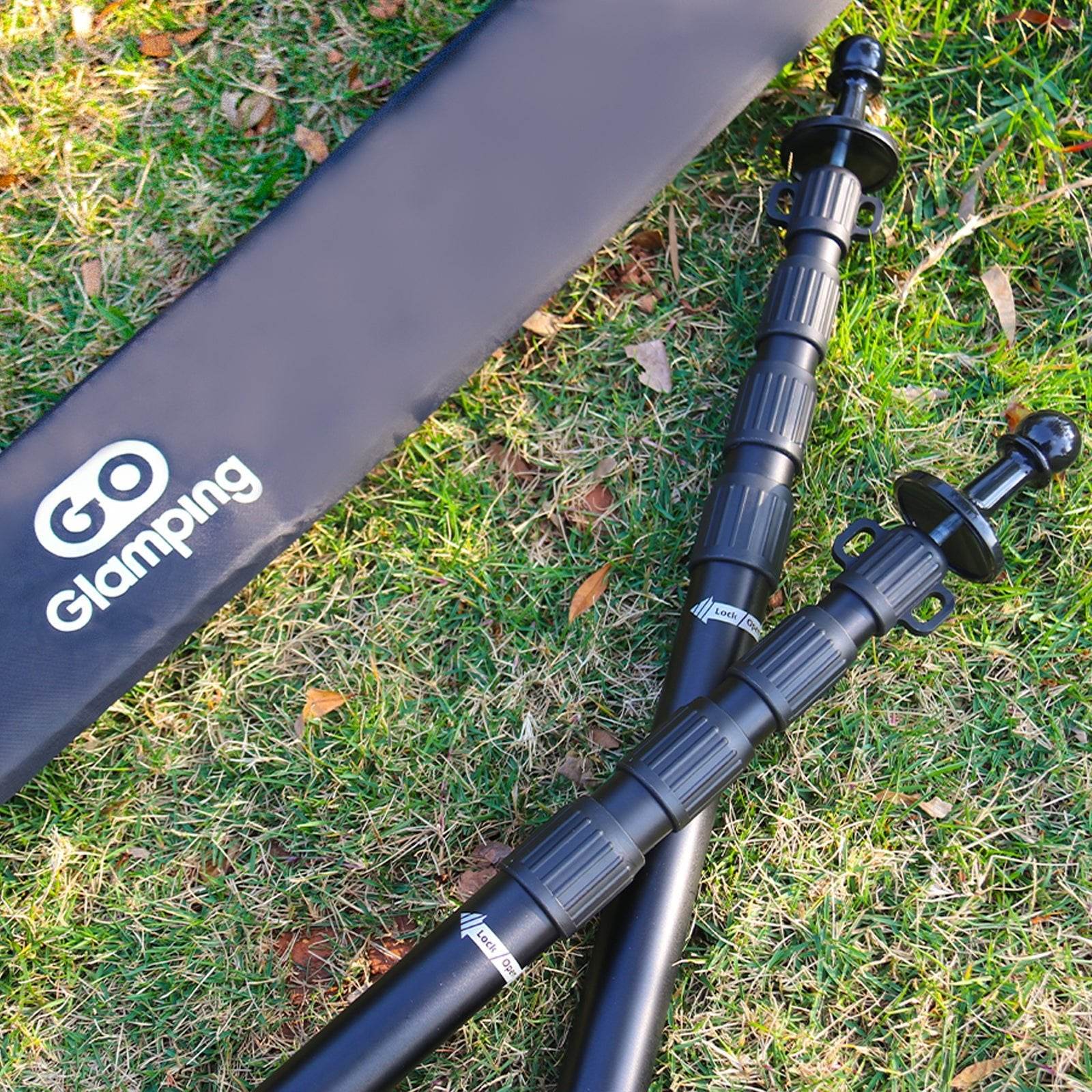 伸縮式アルミタープポール 2本セット｜88～265cm・直径31mm｜GOGlamping