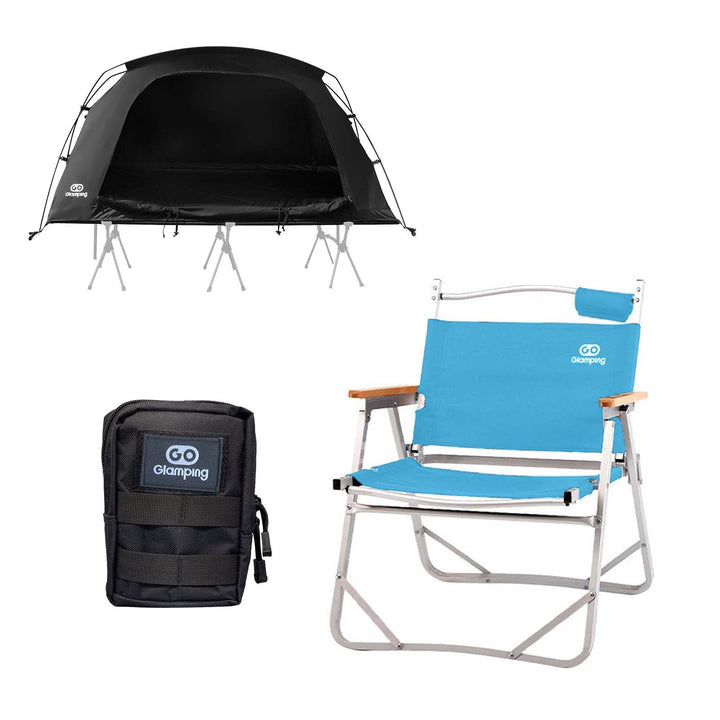 【年中最大Prime Day Sale】【特価13980円】 コットテントセット　　3点 - GOGlamping