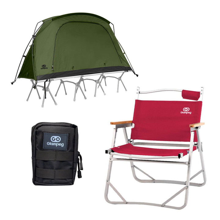 【年中最大Prime Day Sale】【特価13980円】 コットテントセット　　3点 - GOGlamping