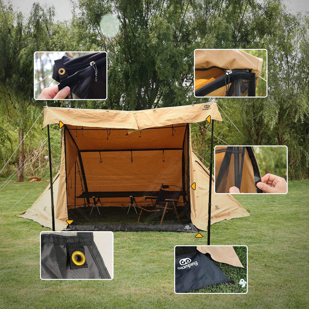【年中最大Prime Day Sale】【15％OFF】G・G PUP2.0 パップテント専用 メッシュ幕 - GOGlamping