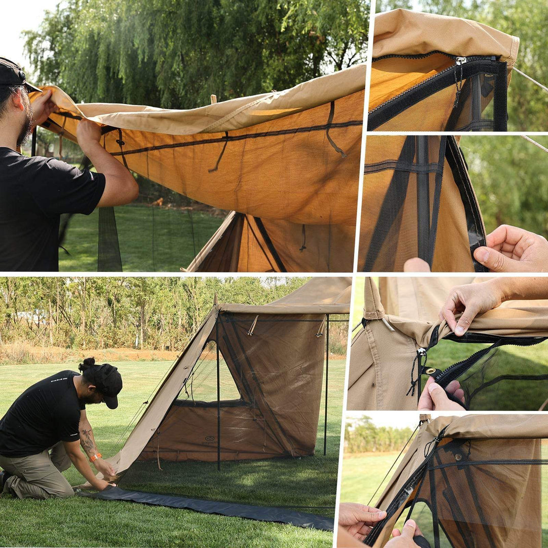 【年中最大Prime Day Sale】【15％OFF】G・G PUP2.0 パップテント専用 メッシュ幕 - GOGlamping