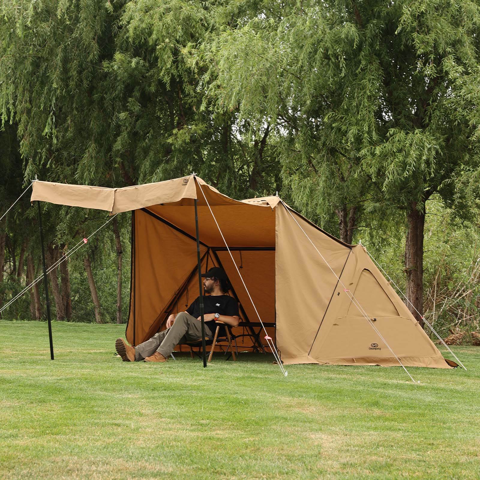 GOGlamping G・G PUP 2.0パップテントTC GOGlamping G・G PUP2.0 パップテント＆専用二又ポール2本＆横
