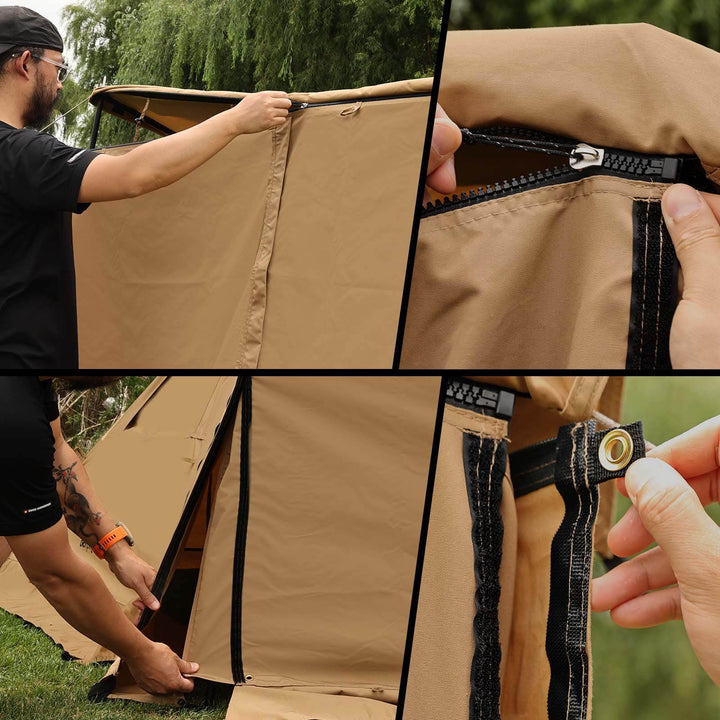 【年中最大Prime Day Sale】【15％OFF】G・G PUP2.0 パップテント専用 TC 前幕 - GOGlamping