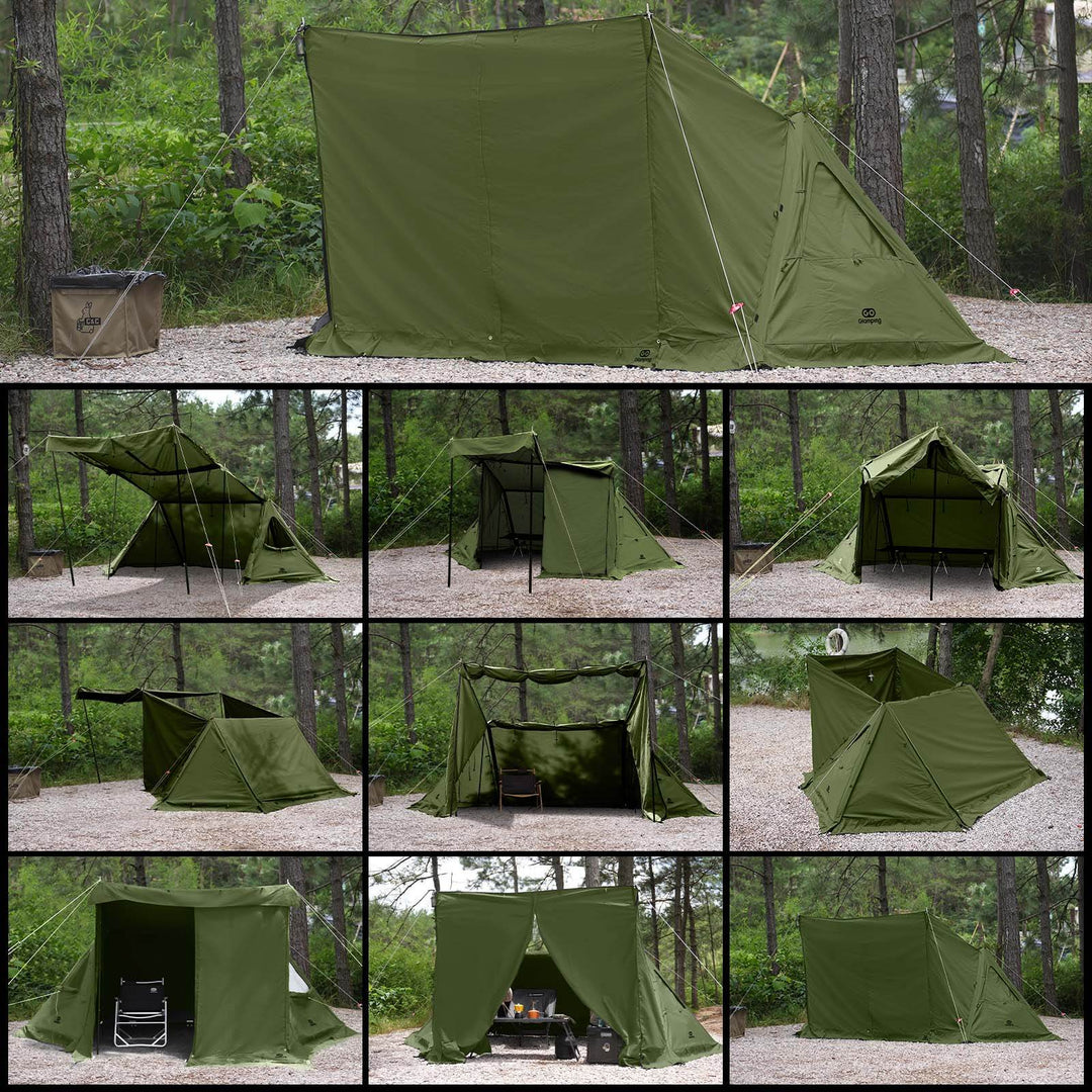 【年中最大Prime Day Sale】【15％OFF】G・G PUP2.0 パップテント専用 TC 前幕 - GOGlamping