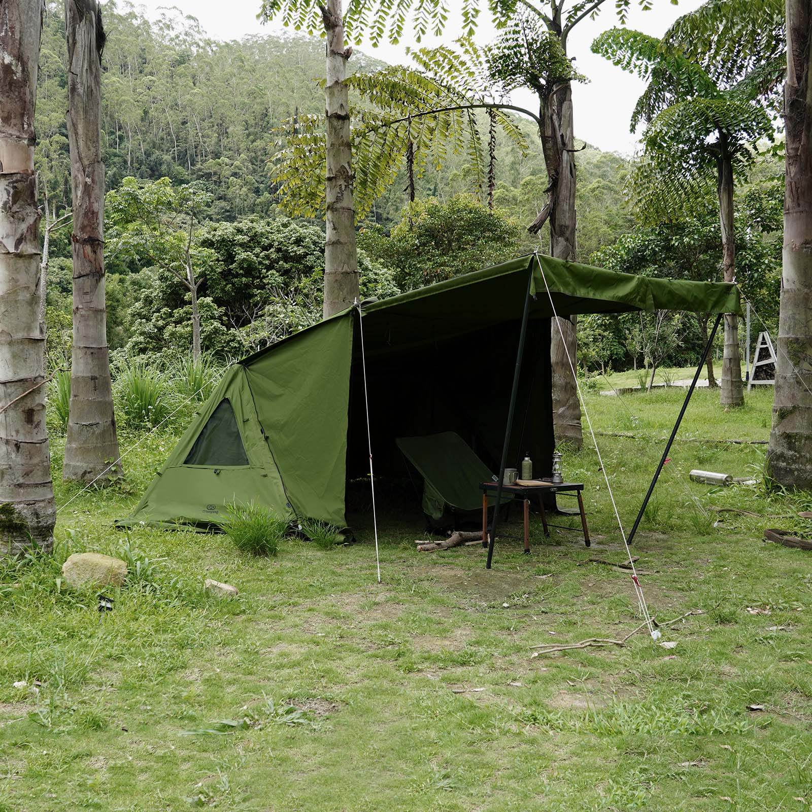 タイムセール中】GOGlamping G・G PUP 2.0パップテント専用TC前幕