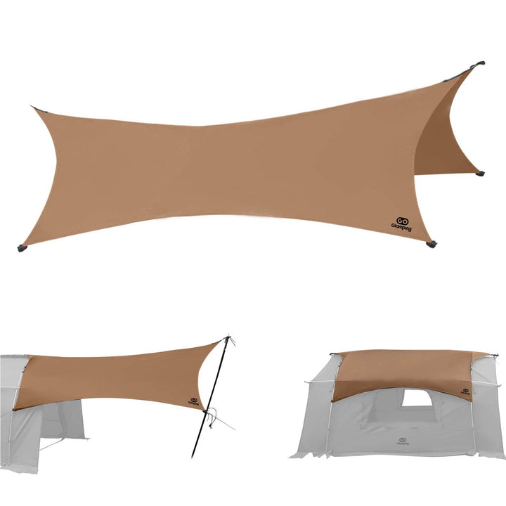 【年中最大Prime Day Sale】【15%OFF】KANU TARP ヘキサタープ カヌー自立式トンネルテント専用 - GOGlamping