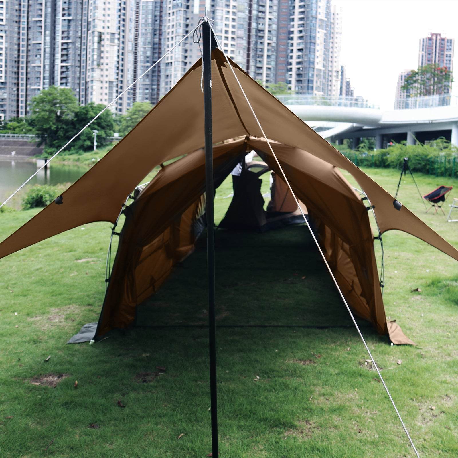 15%OFF】KANU TARP ヘキサタープ カヌー自立式トンネルテント