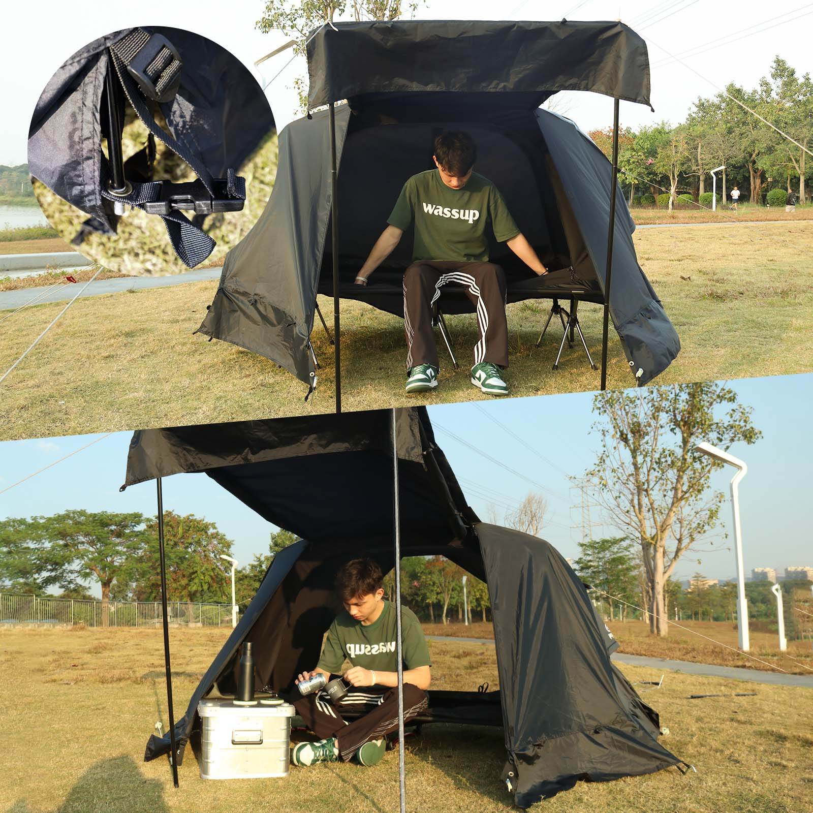 GOGlamping SKY EYE CT　コットテント &　フライシート GOGlamping SKY EYE CT 自立式 コットテント TC & フライシート