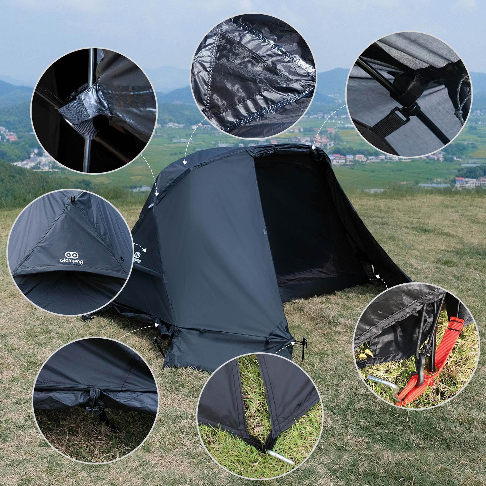 【未使用品】GO Glamping SKY EYE TC スカイアイ タイムセール中】GOGlamping SKY EYE CT 自立式 コットテント TC