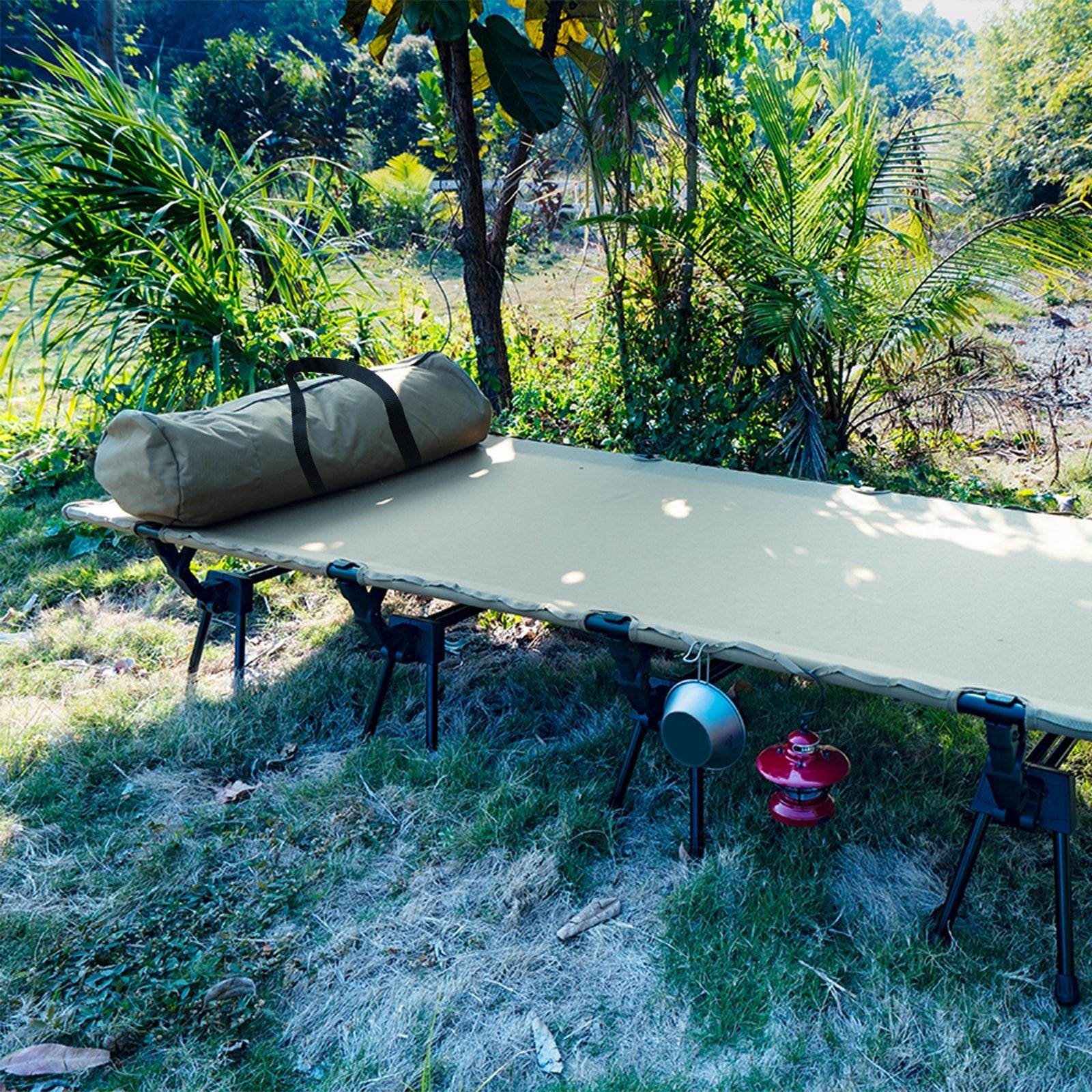 ゴーグランピング夢見コット　ブラックL200xW80cm　Lサイズ タイムセール中】GOGlamping SKY EYE 自立式テントTC