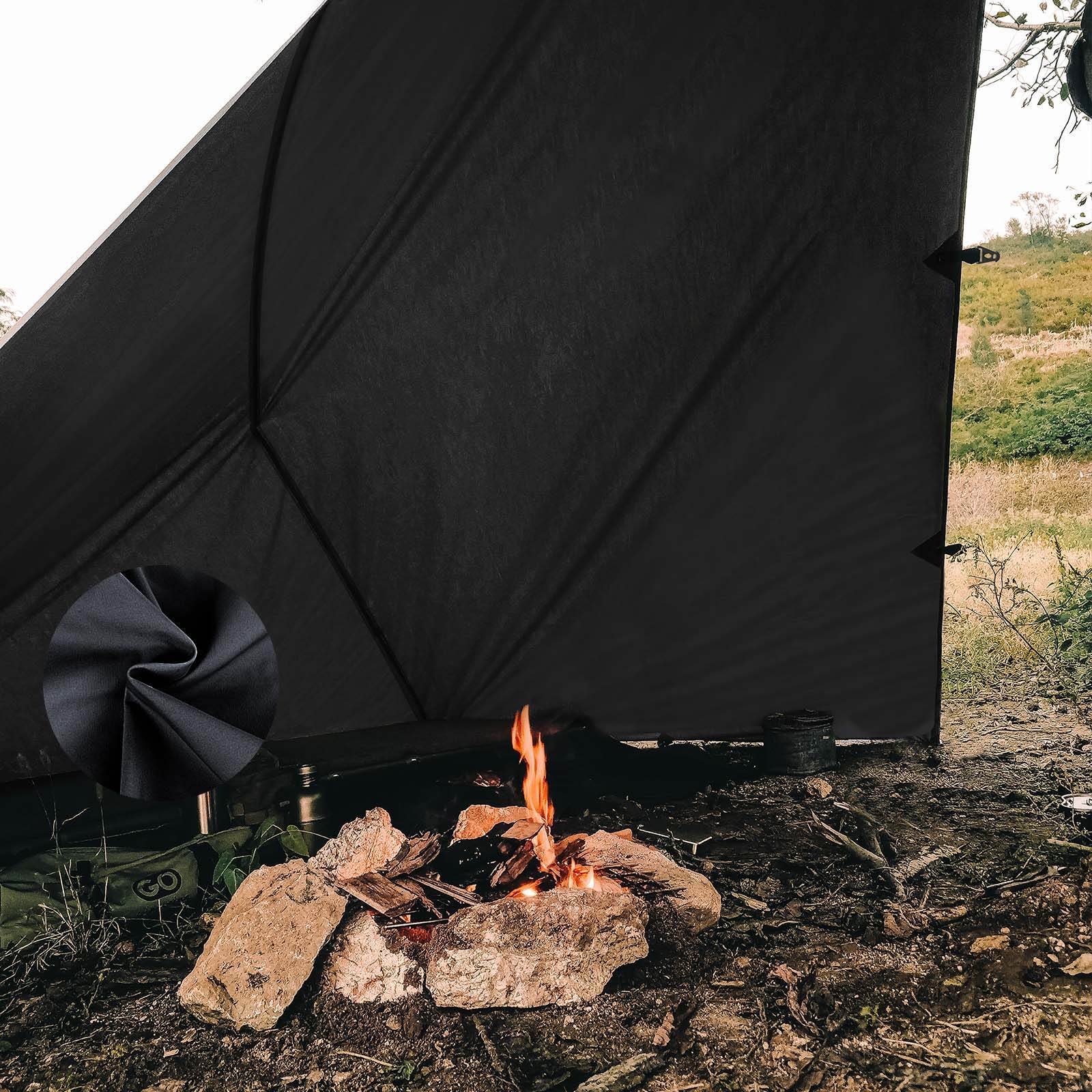 スクエアタープ TC｜焚き火対応のHENGEN+｜GOGlamping