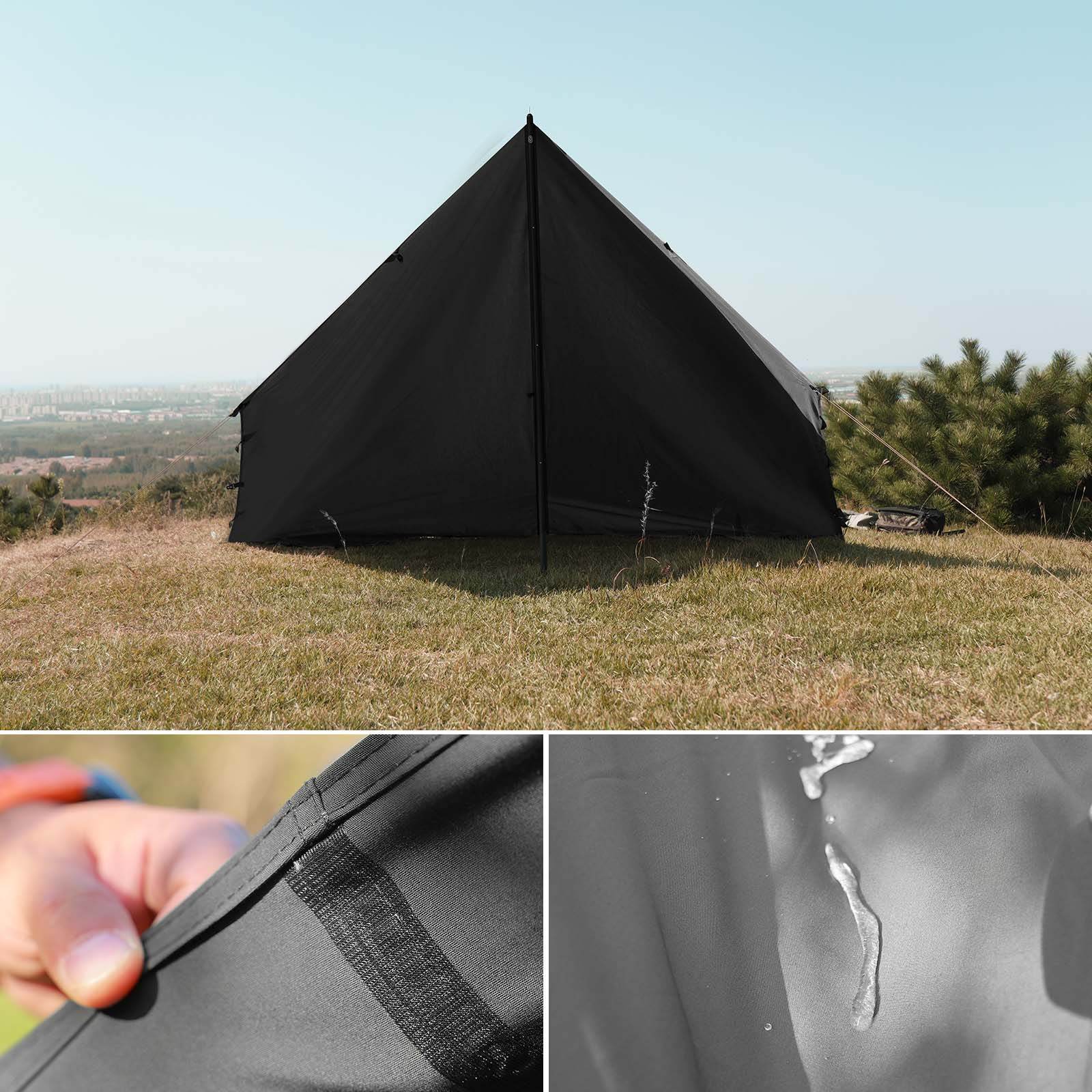 2点　GOGlamping HENGEN+スクエアタープ　４m +295mm スクエアタープ TC｜焚き火対応のHENGEN+｜GOGlamping