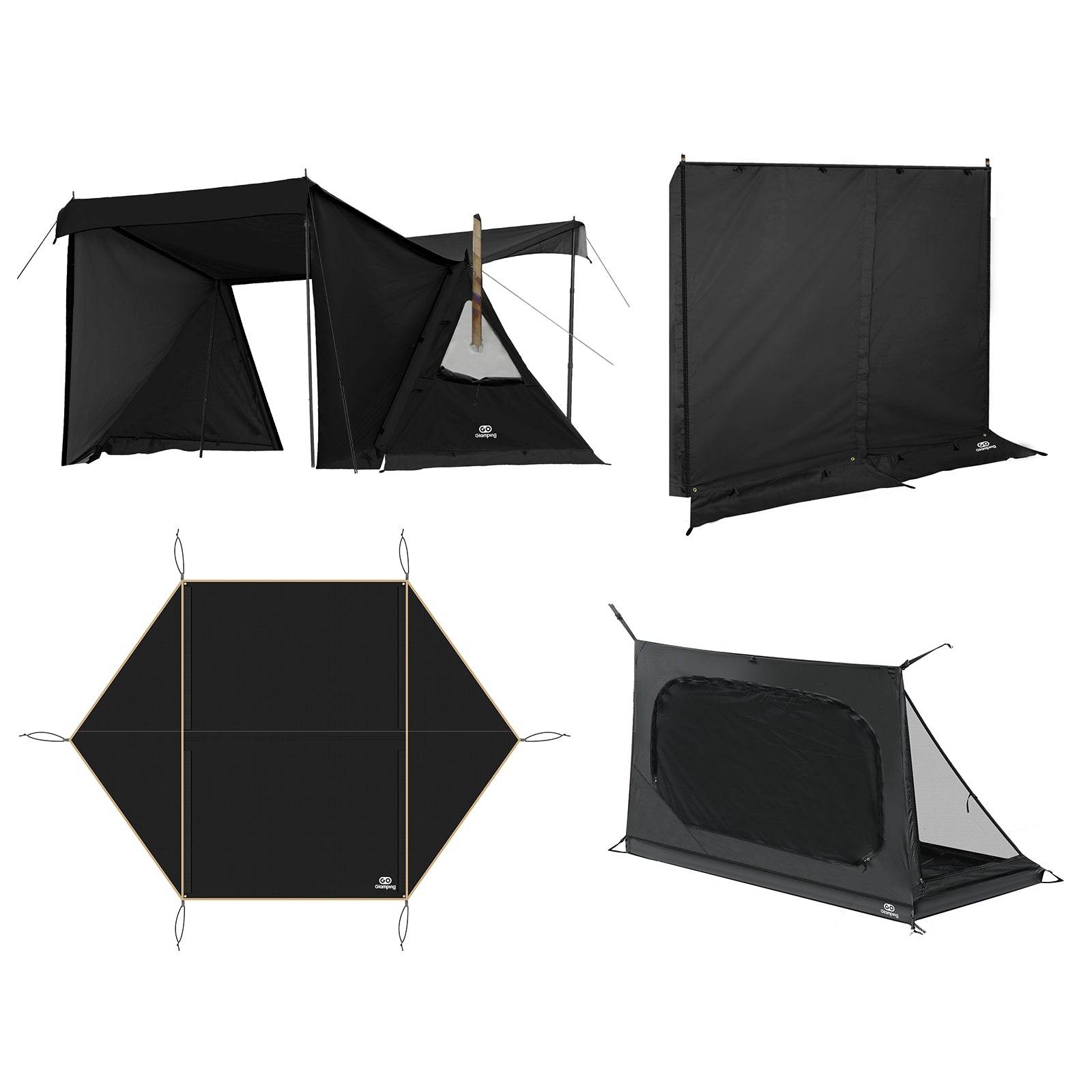 GOGlamping G・G PUP2.0 TCパップテント&専用インナーテント