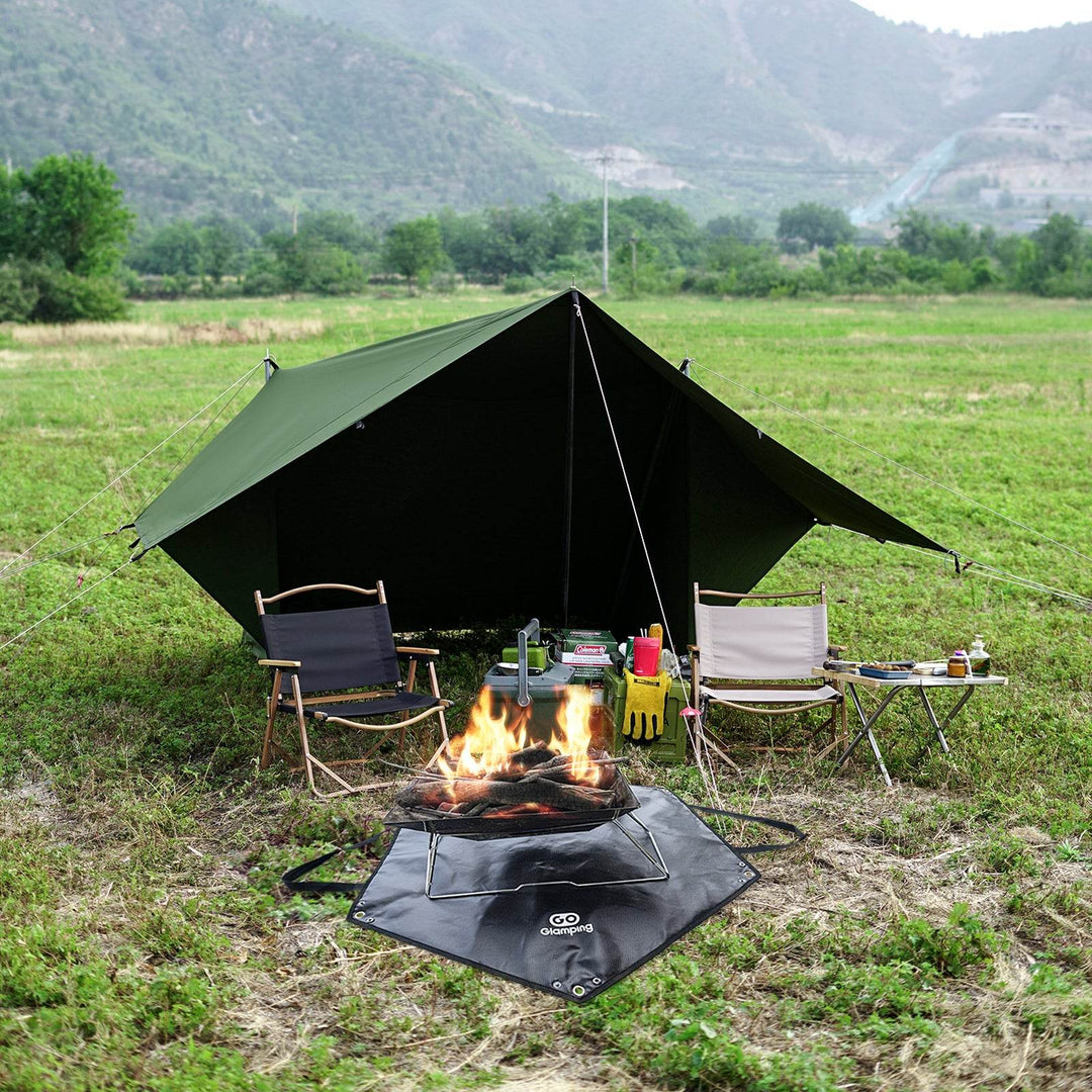 【年中最大Prime Day Sale】【20％OFF】焚き火シート スパッタシート 耐火シート - GOGlamping