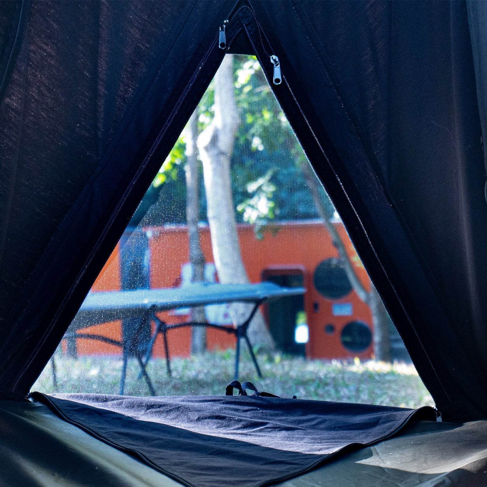 GO Glamping SKY EYE CT （ブラック）& フライシートセット GOGlamping SKY EYE CT 自立式 コットテント TC & フライシート