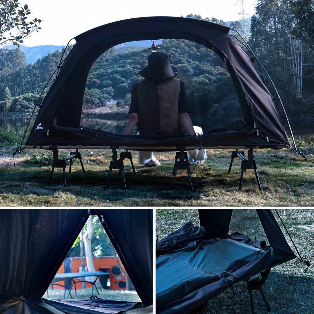 【年中最大Prime Day Sale】【20％OFF】 SKY EYE CT PLUS 自立式 コットテント TC セット　　3点 - GOGlamping
