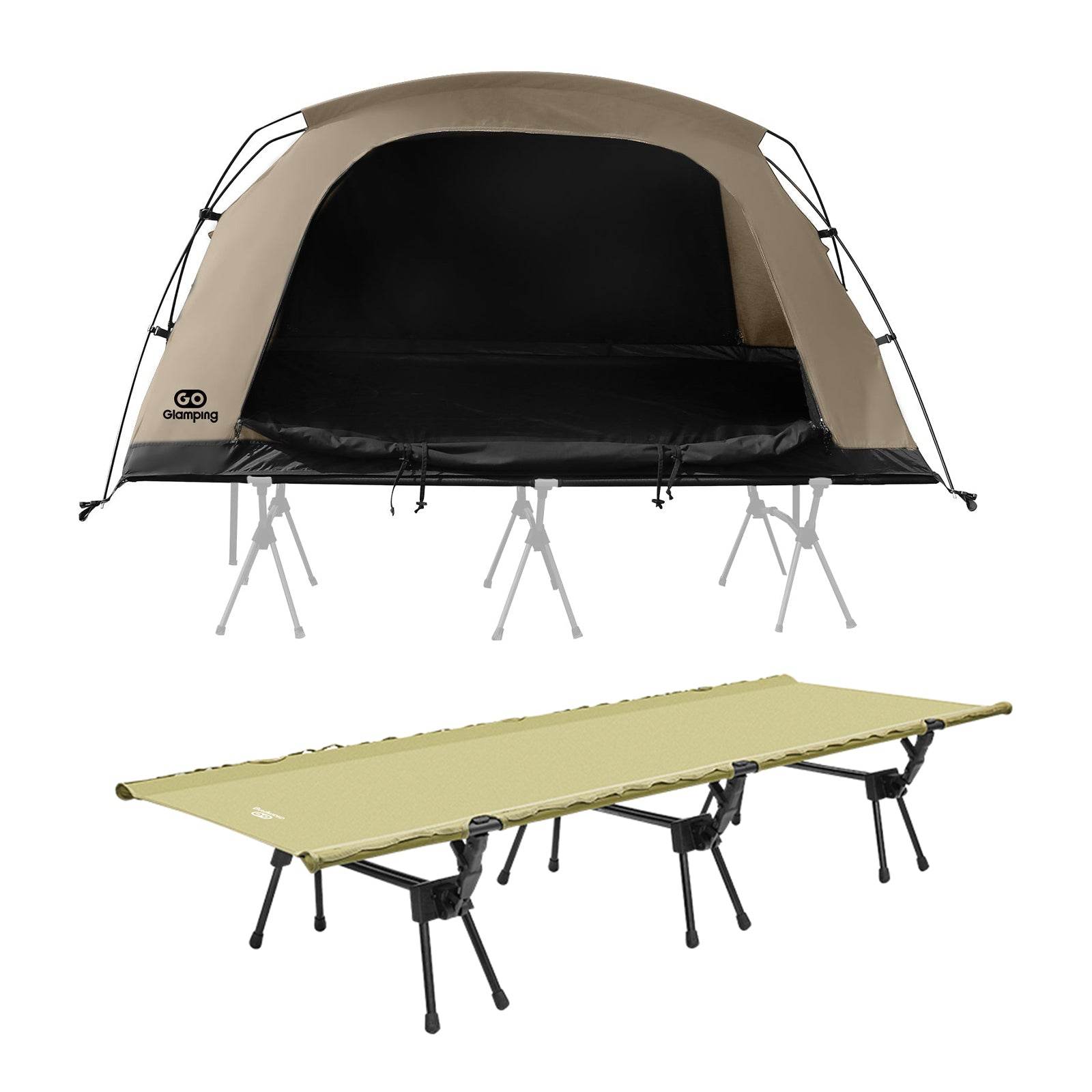 テント・タープ SKY EYE CT PLUS & SE CT PLUS FLY GOGlamping SKY EYE CT 自立式 コットテント TC セット