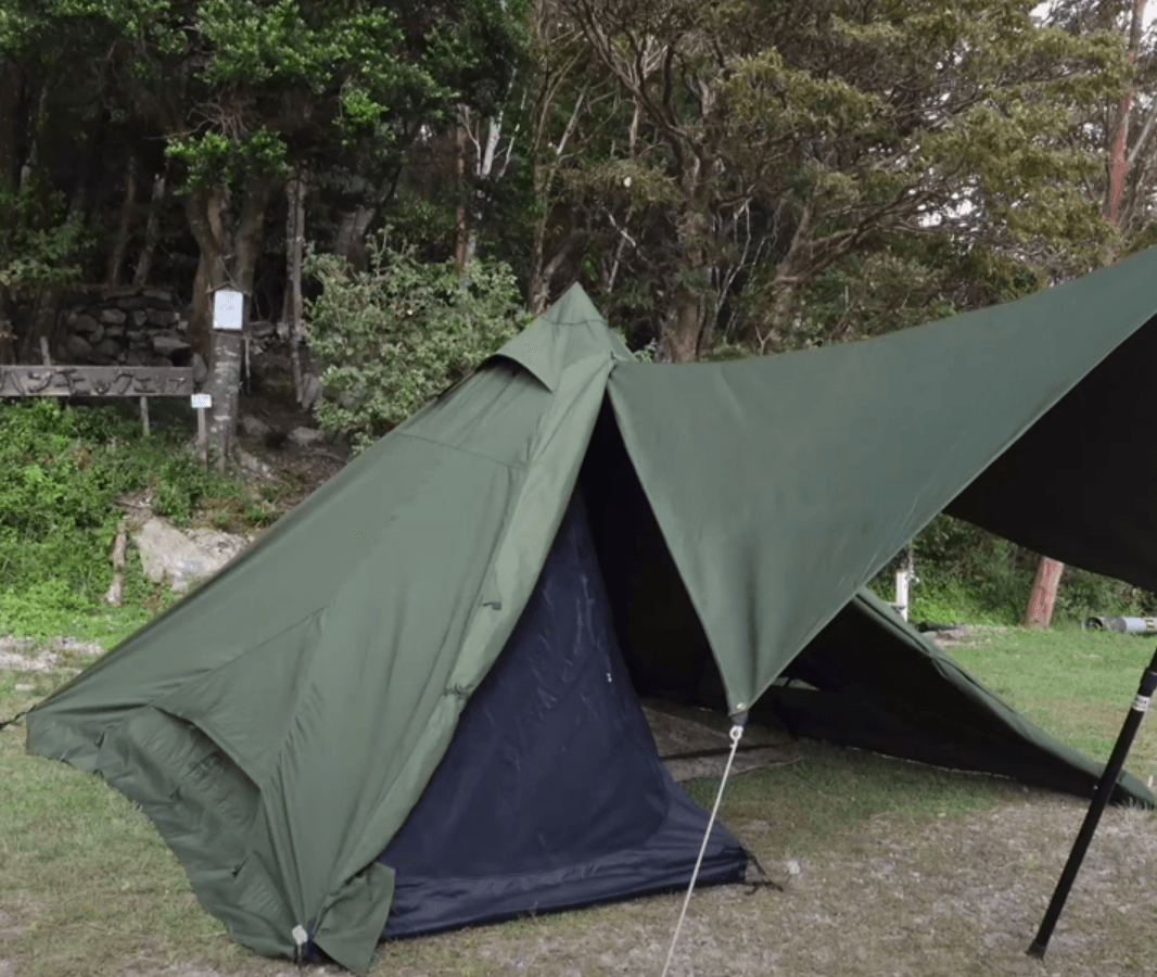 タイムセール中】GOGlamping 山稜二又ティピーテント TC