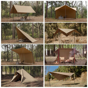GOGlamping SKY EYE CT 自立式 コットテント TC & フライシート[テント 