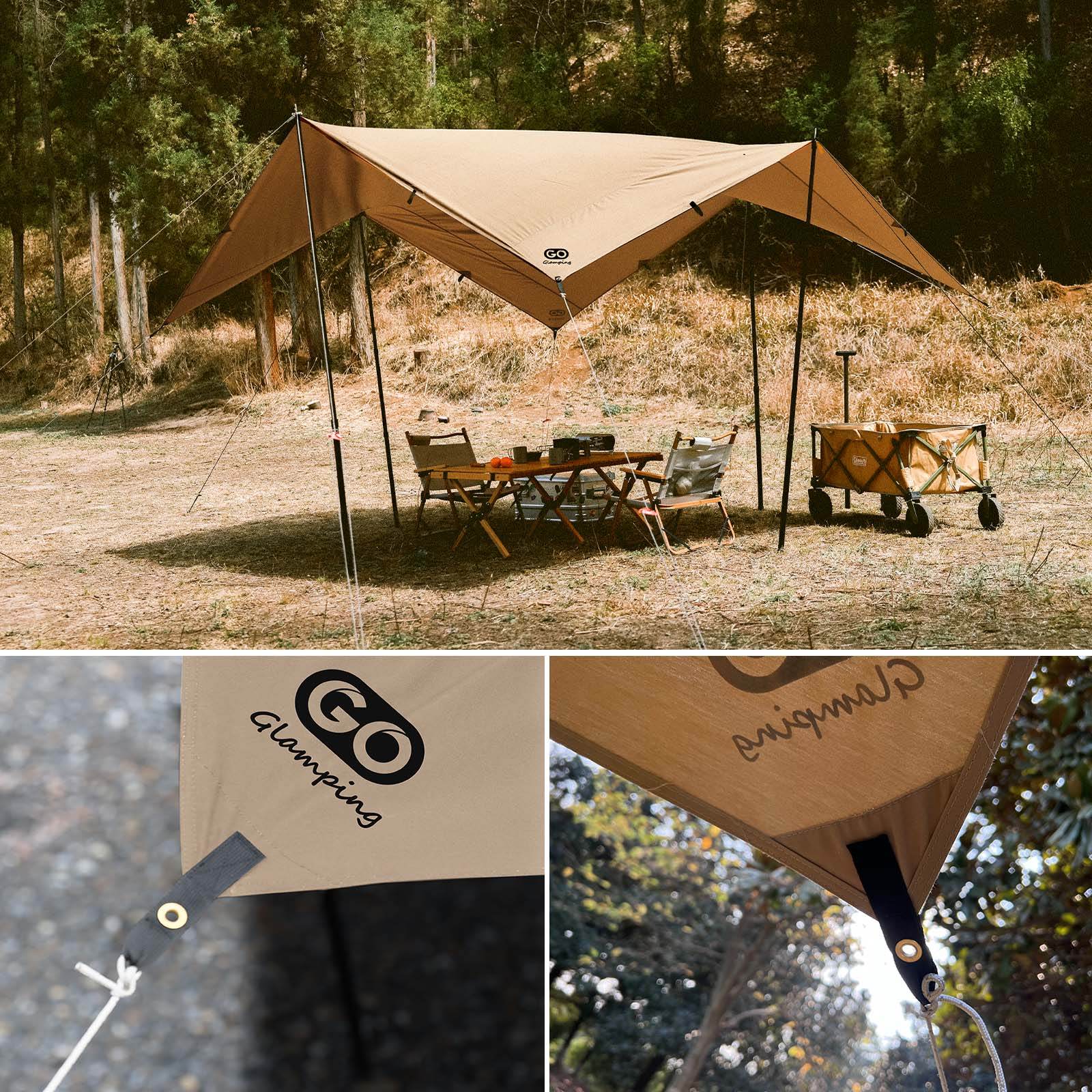 GOGlamping SKY EYE CT 自立式 コットテント TC & フライシート[テント