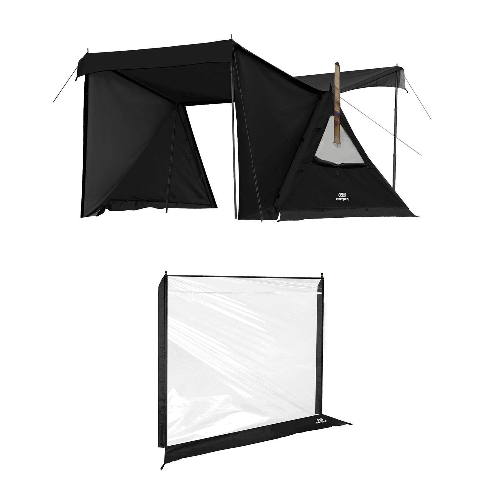 新品 GO Glamping G・G PUP 2.0 パップテントTC 黒 タイムセール中】GOGlamping G・G PUP2.0 パップテントTC