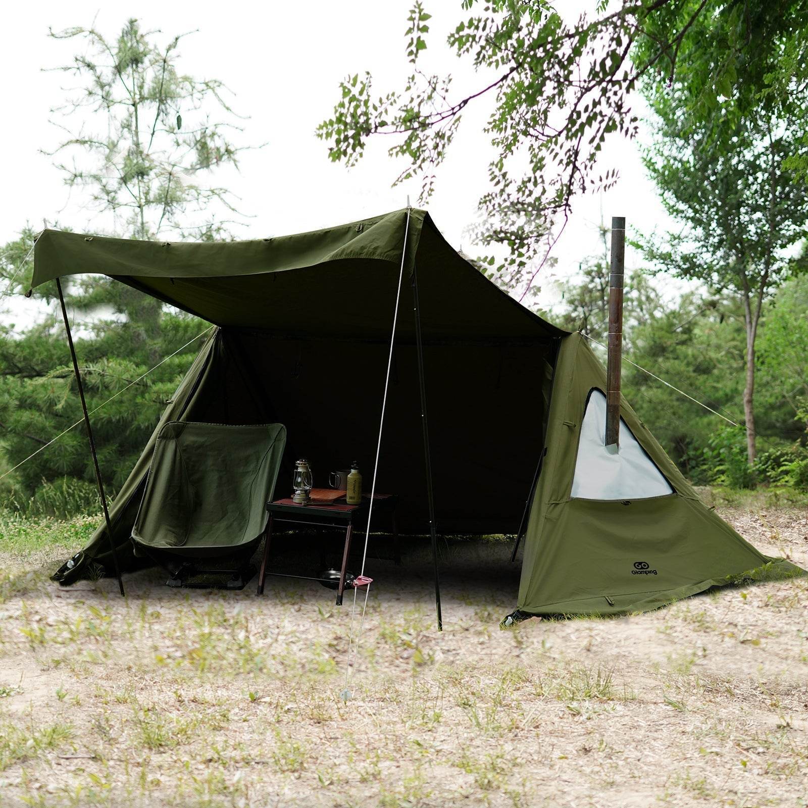 GOGlamping G・G PUP 2.0パップテントTC　４点セット タイムセール中】GOGlamping G・G PUP2.0 パップテントTC