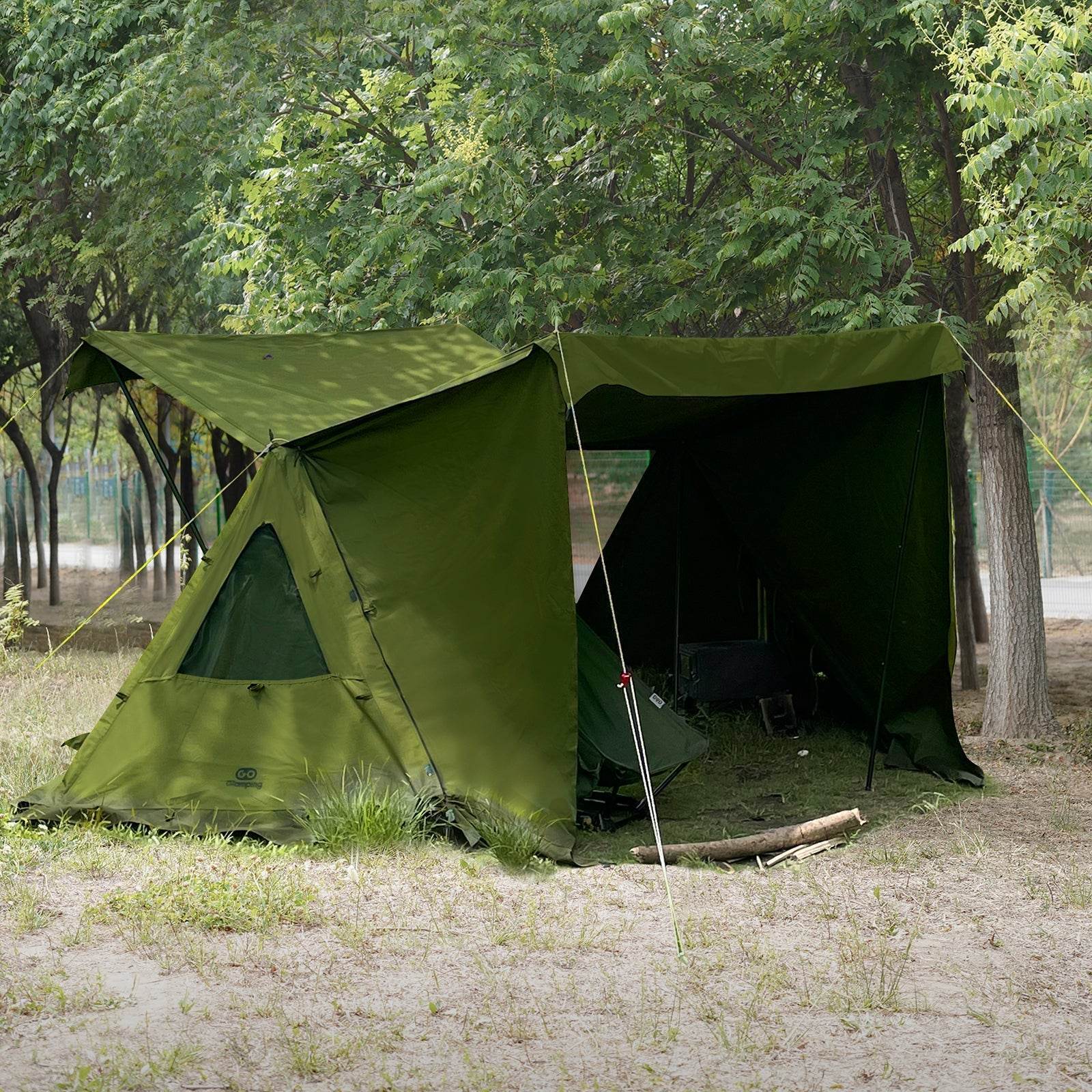 新品 GO Glamping G G PUP 2.0 パップテントTC 緑 GOGlamping G・G PUP2.0 TCパップテント&専用インナーテント