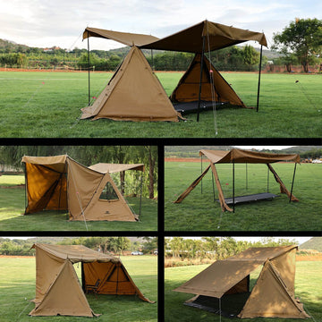 GOGlamping SKY EYE CT 自立式 コットテント TC & フライシート[テント 