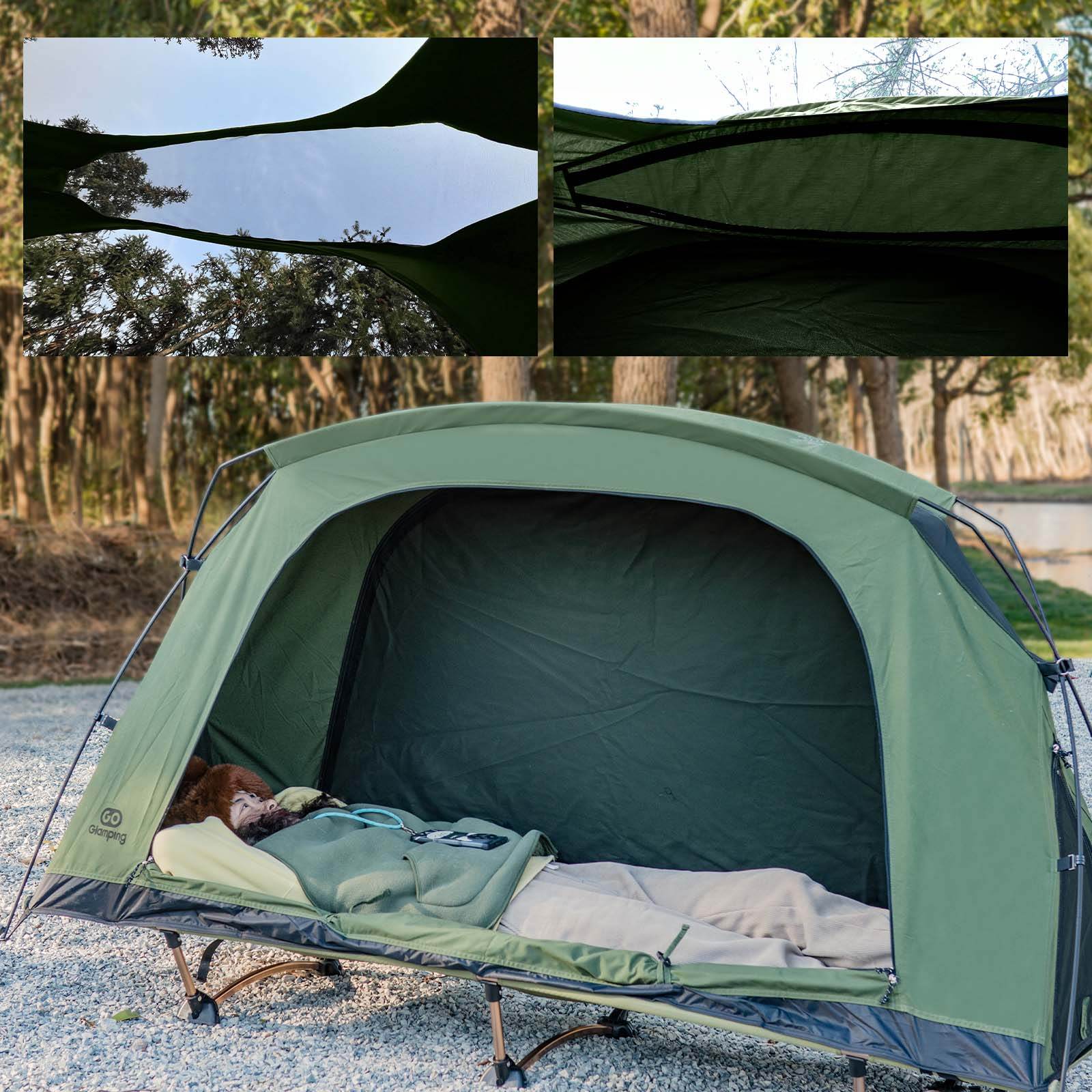 GOGlamping SKY EYE CT サンドカラー　未使用 タイムセール中】GOGlamping SKY EYE CT 自立式 コットテント TC