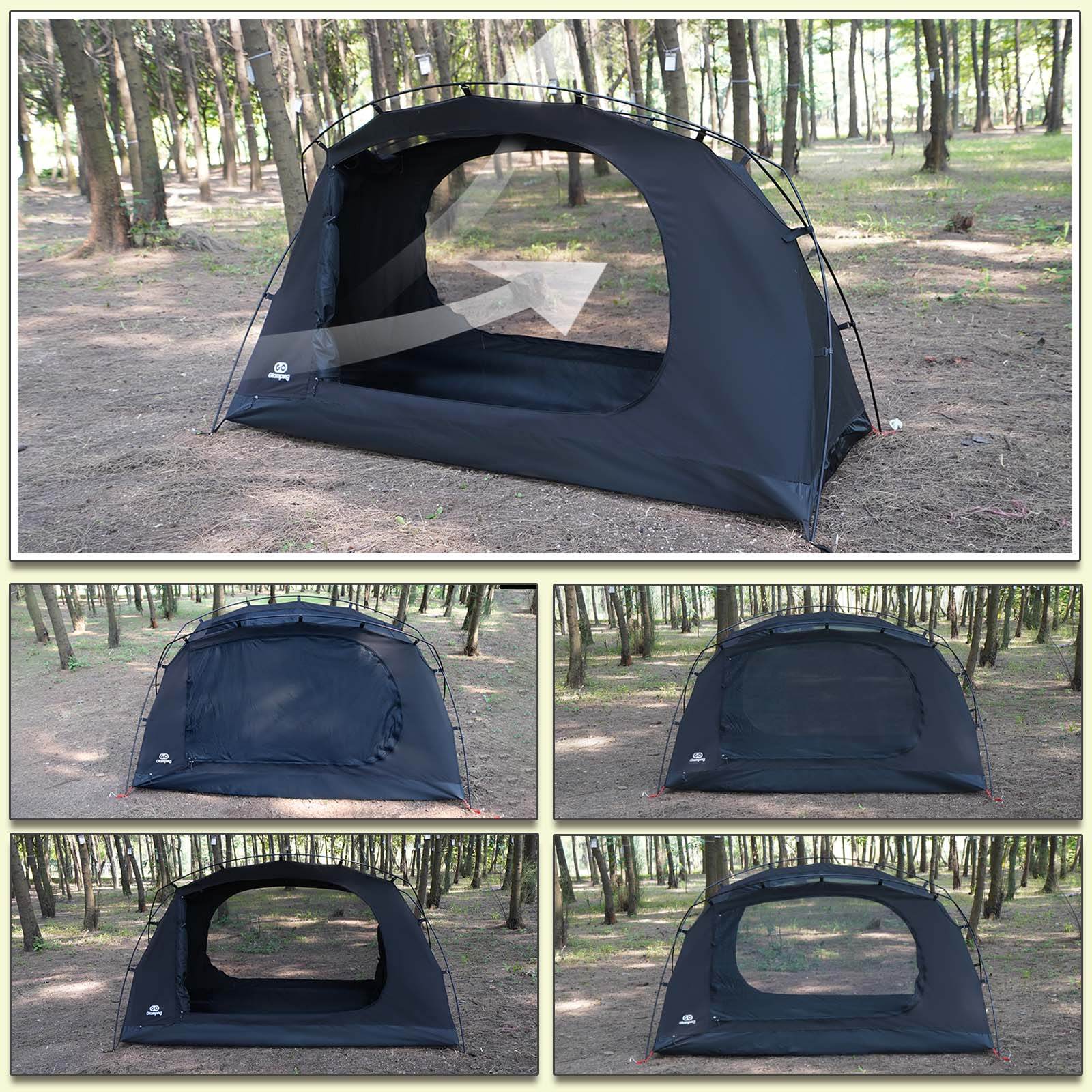 GOGlamping SKY EYE 自立式TCテント 1人用 天窓 焚き火可 タイムセール中】GOGlamping SKY EYE 自立式テントTC