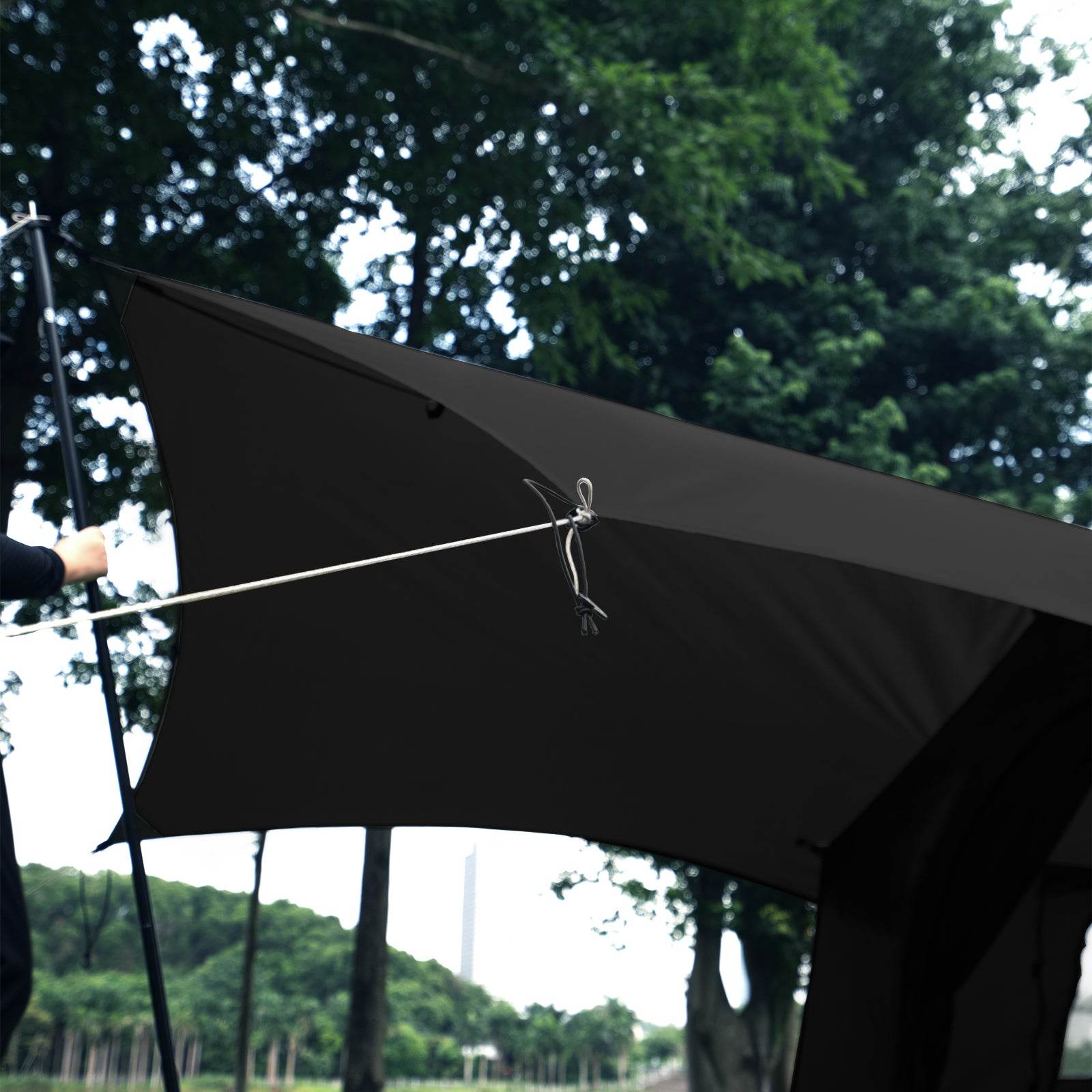 KANU 自立式トンネルテント＋専用ヘキサタープ 2点セット｜GOGlamping